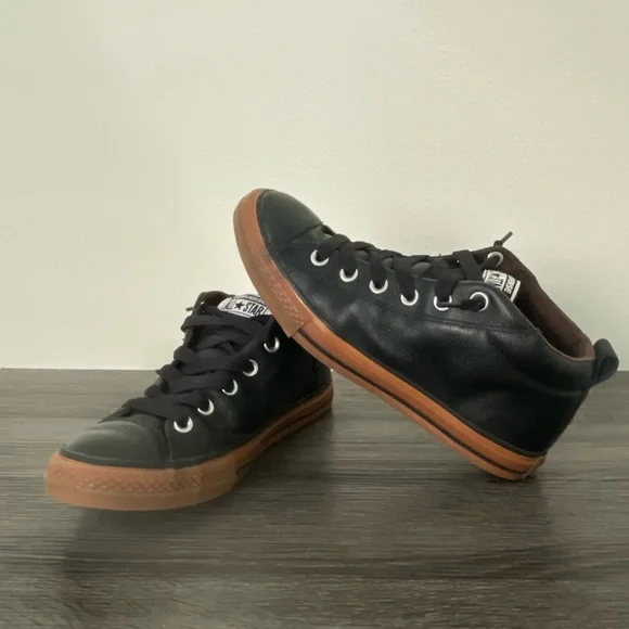 Vintage CONVERSE All Star CT Street Mid Shoes - Picture 4 of 6